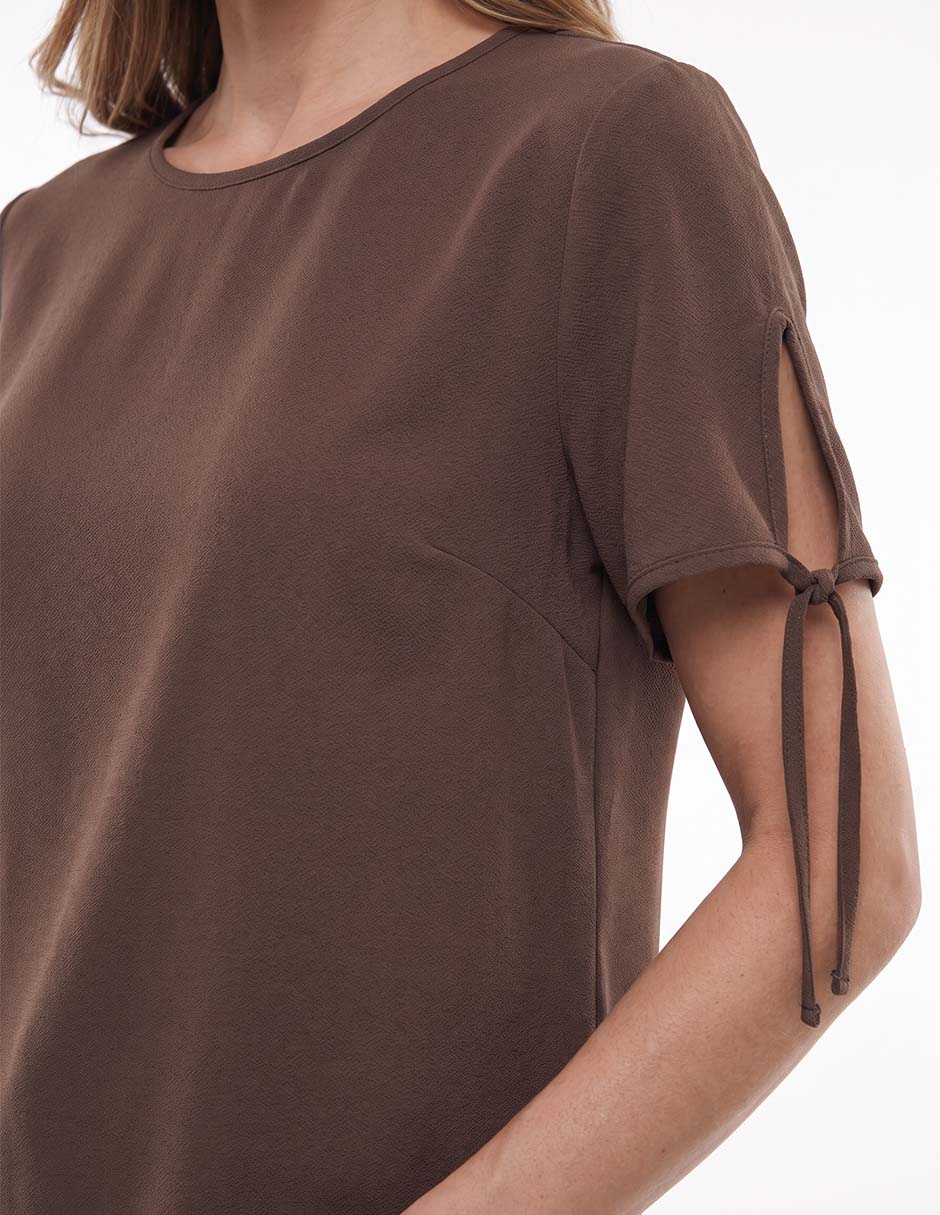 Blusa manga corta para mujer 4