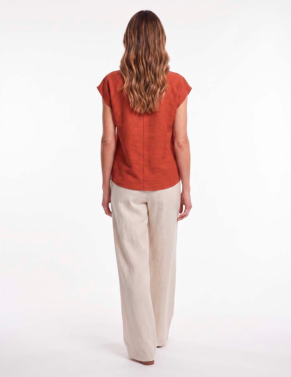 Blusa La Moda manga corta para mujer 2