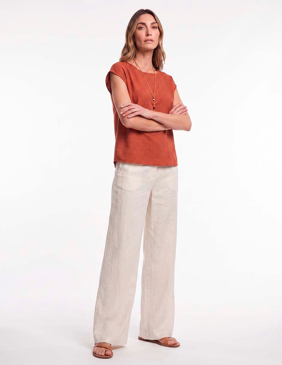 Blusa La Moda manga corta para mujer 3
