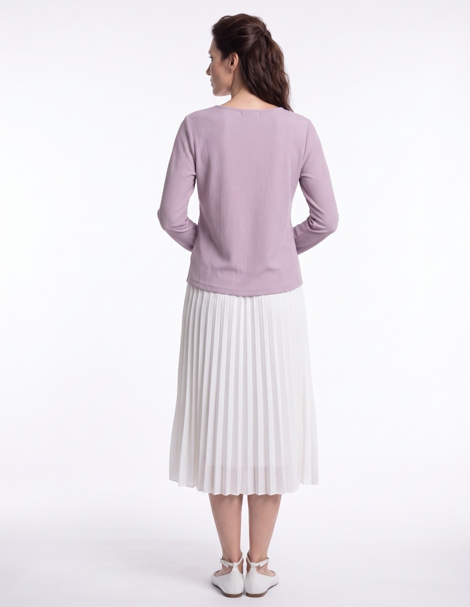 Blusa manga larga para mujer 2