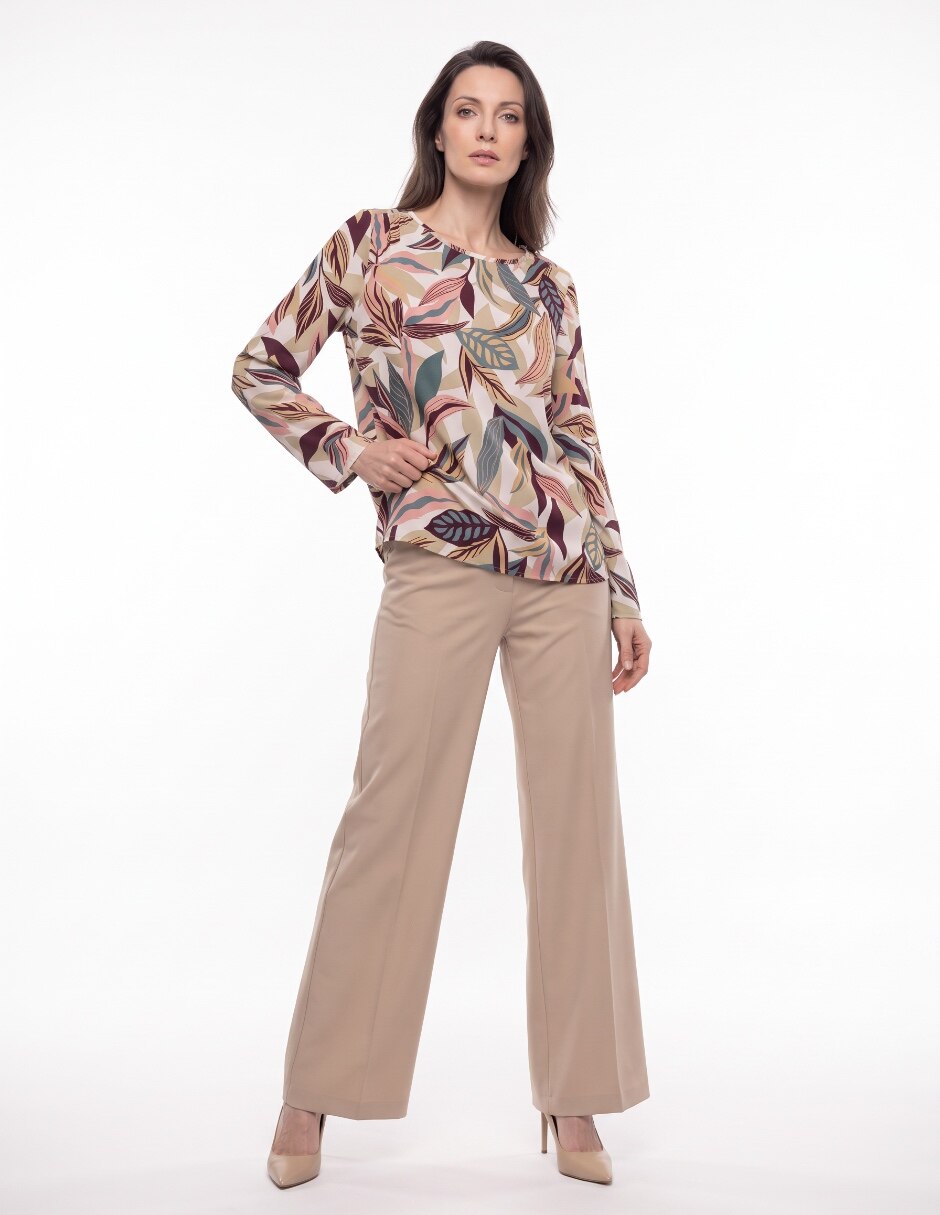 Blusa manga larga para mujer 3