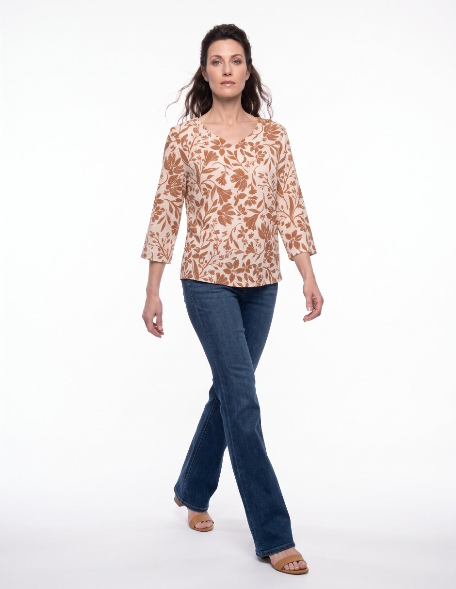 Blusa manga larga para mujer 3