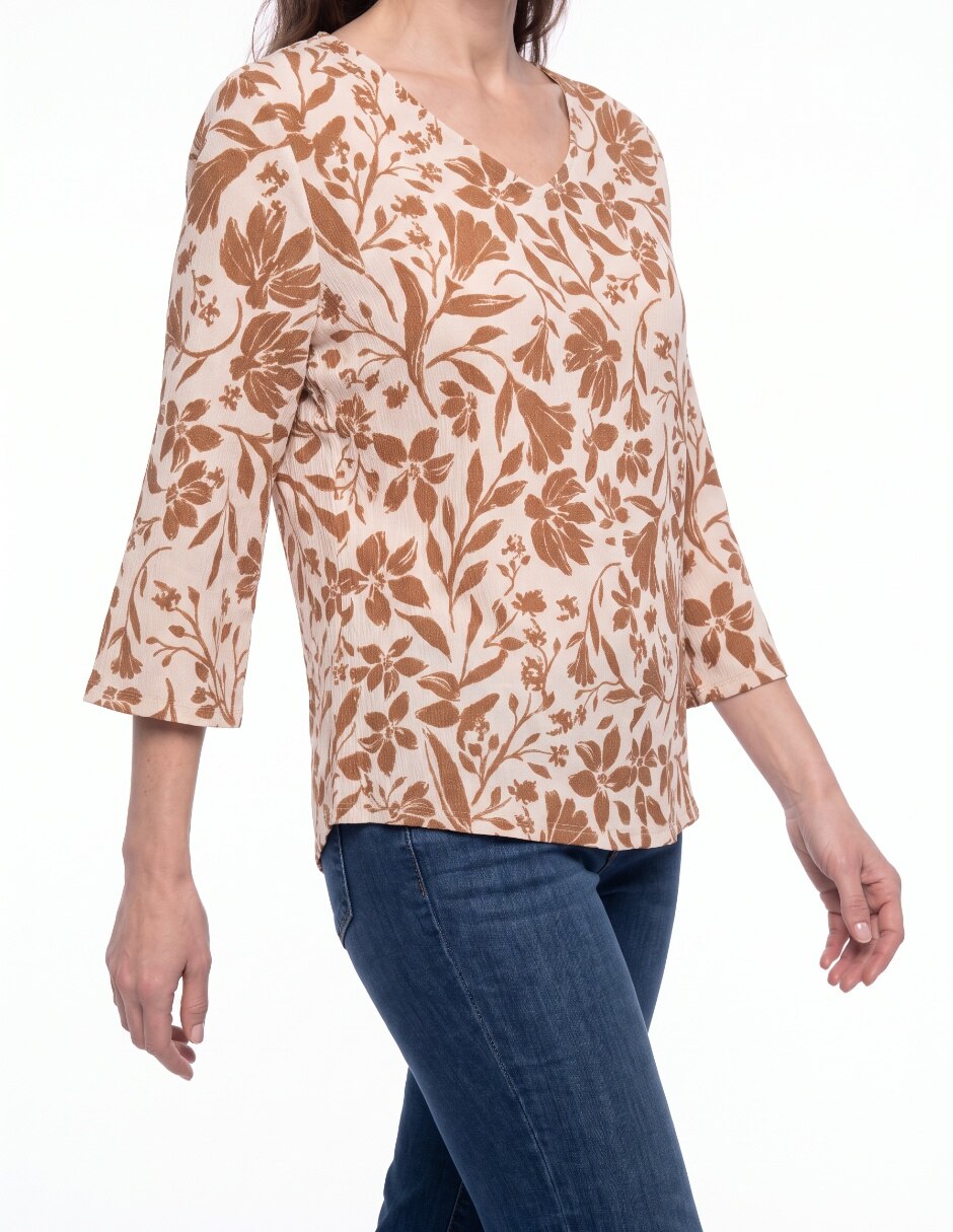Blusa manga larga para mujer 4