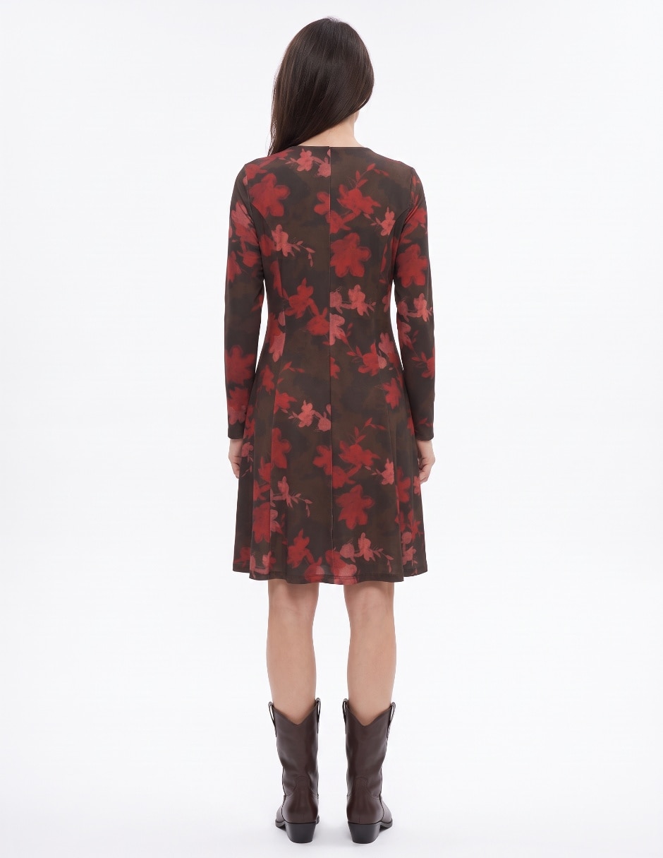 Vestido a la rodilla casual para mujer 2