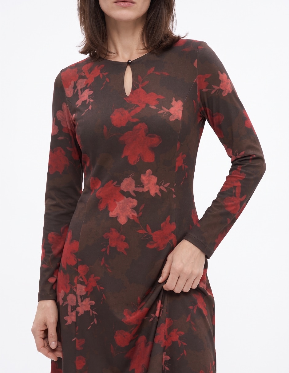 Vestido a la rodilla casual para mujer 4