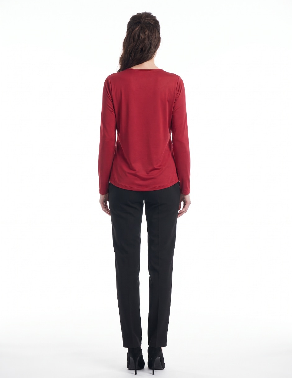 Blusa manga larga para mujer 2