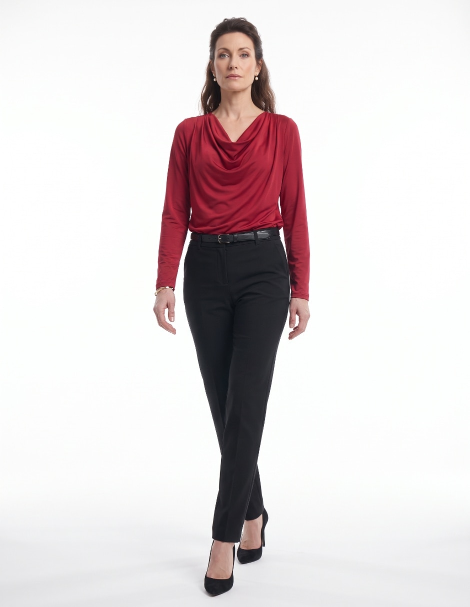 Blusa manga larga para mujer 3
