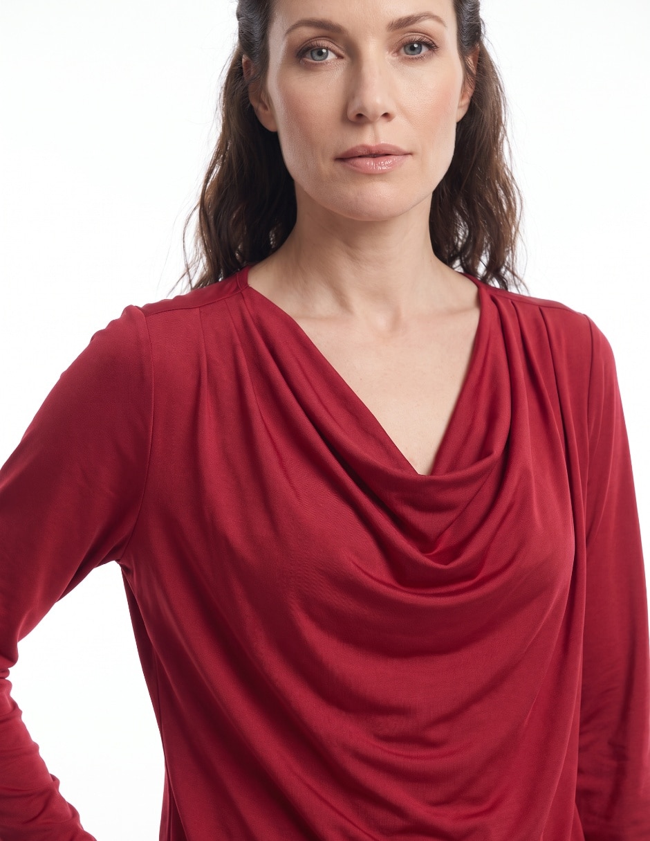 Blusa manga larga para mujer 4