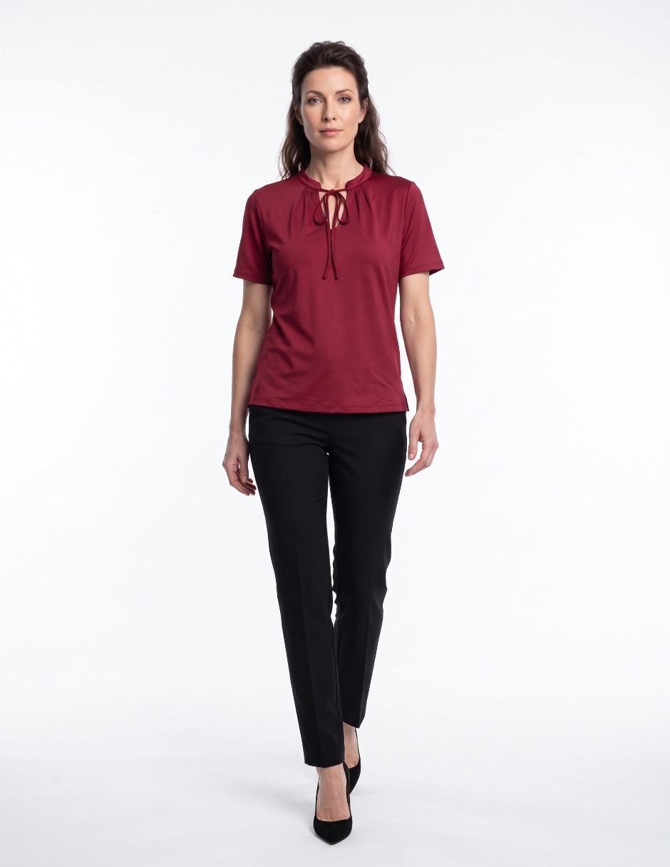 Blusa manga corta para mujer