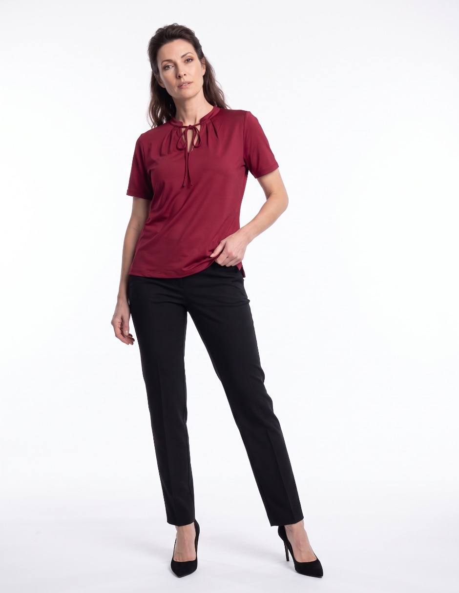 Blusa manga corta para mujer 3