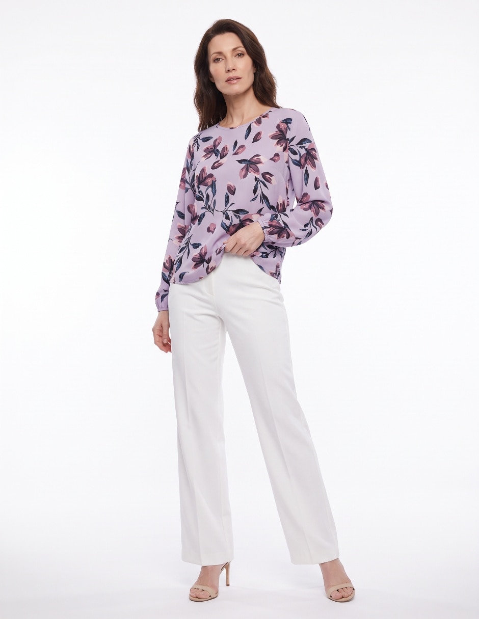 Blusa manga larga para mujer 3