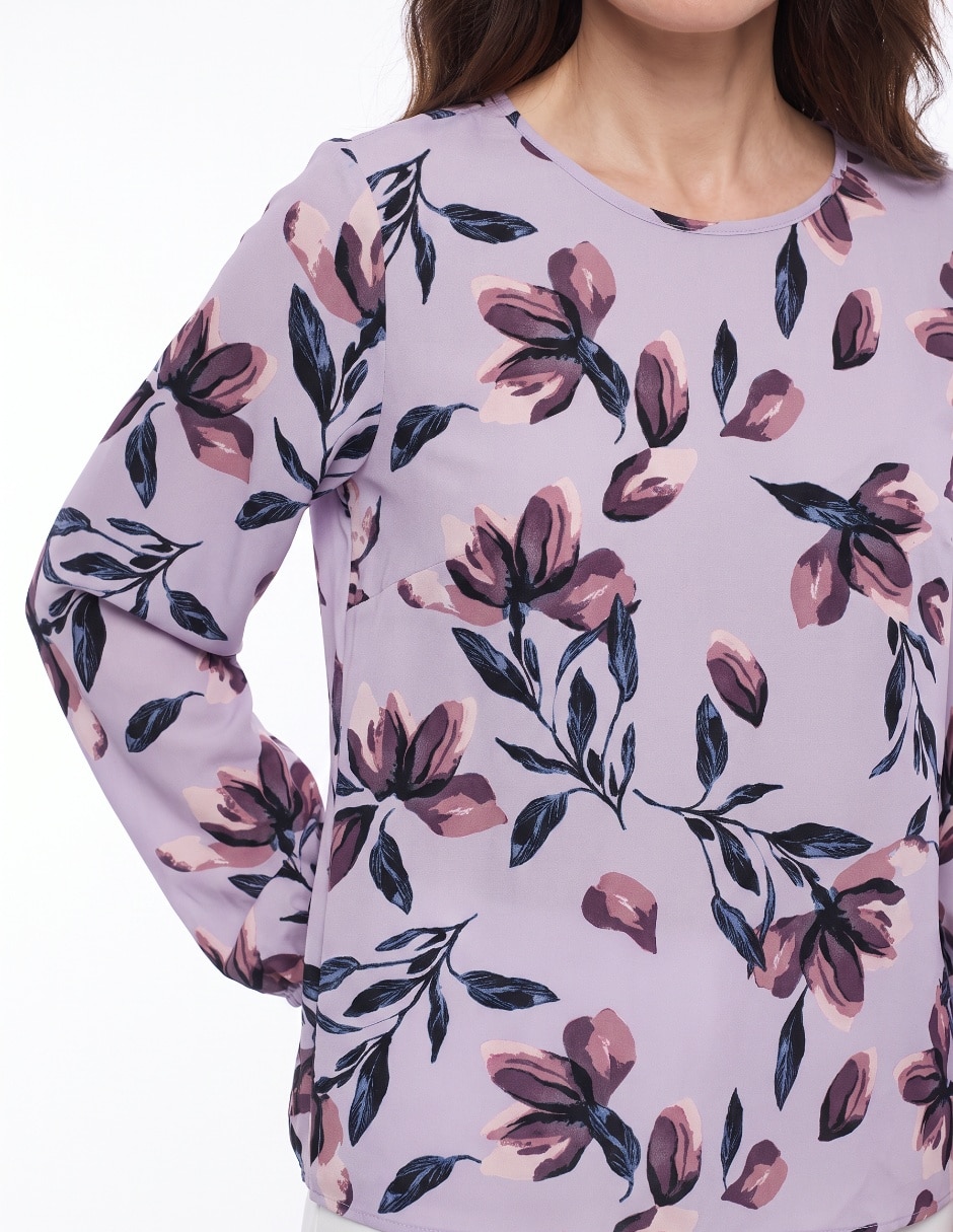 Blusa manga larga para mujer 4