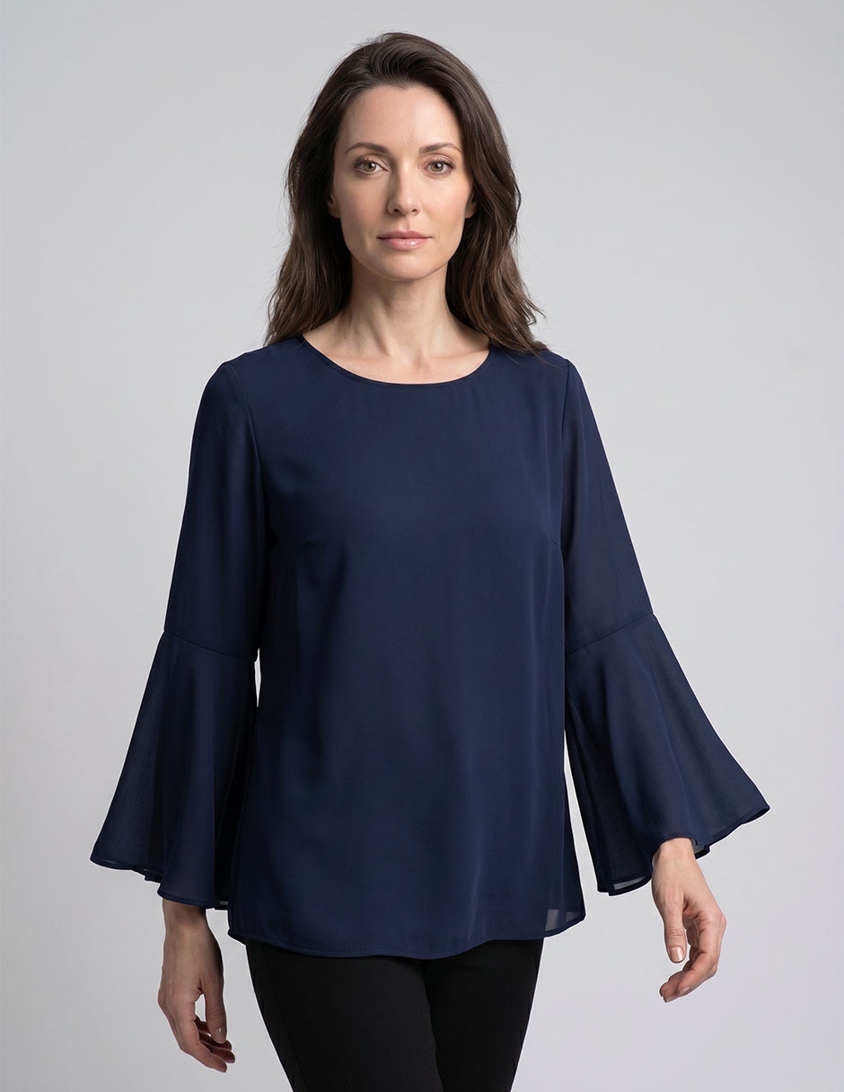 Blusa manga 3/4 para mujer Blusa manga 3/4 para mujer