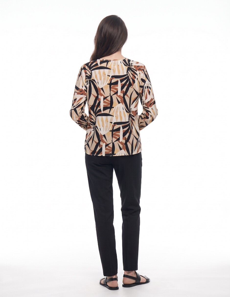 Blusa manga larga para mujer 2
