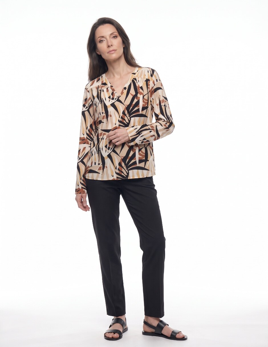 Blusa manga larga para mujer 3