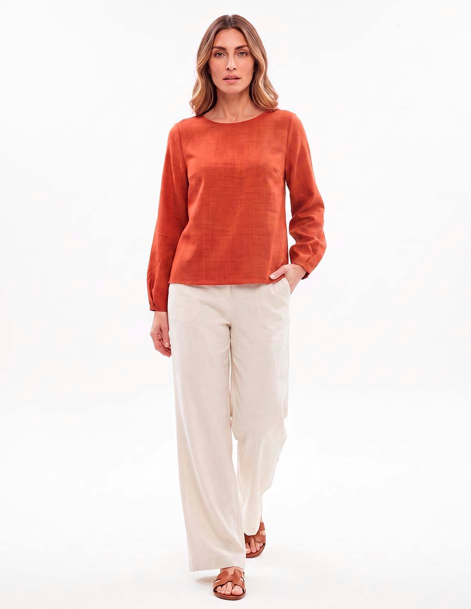 Blusa manga larga para mujer 3