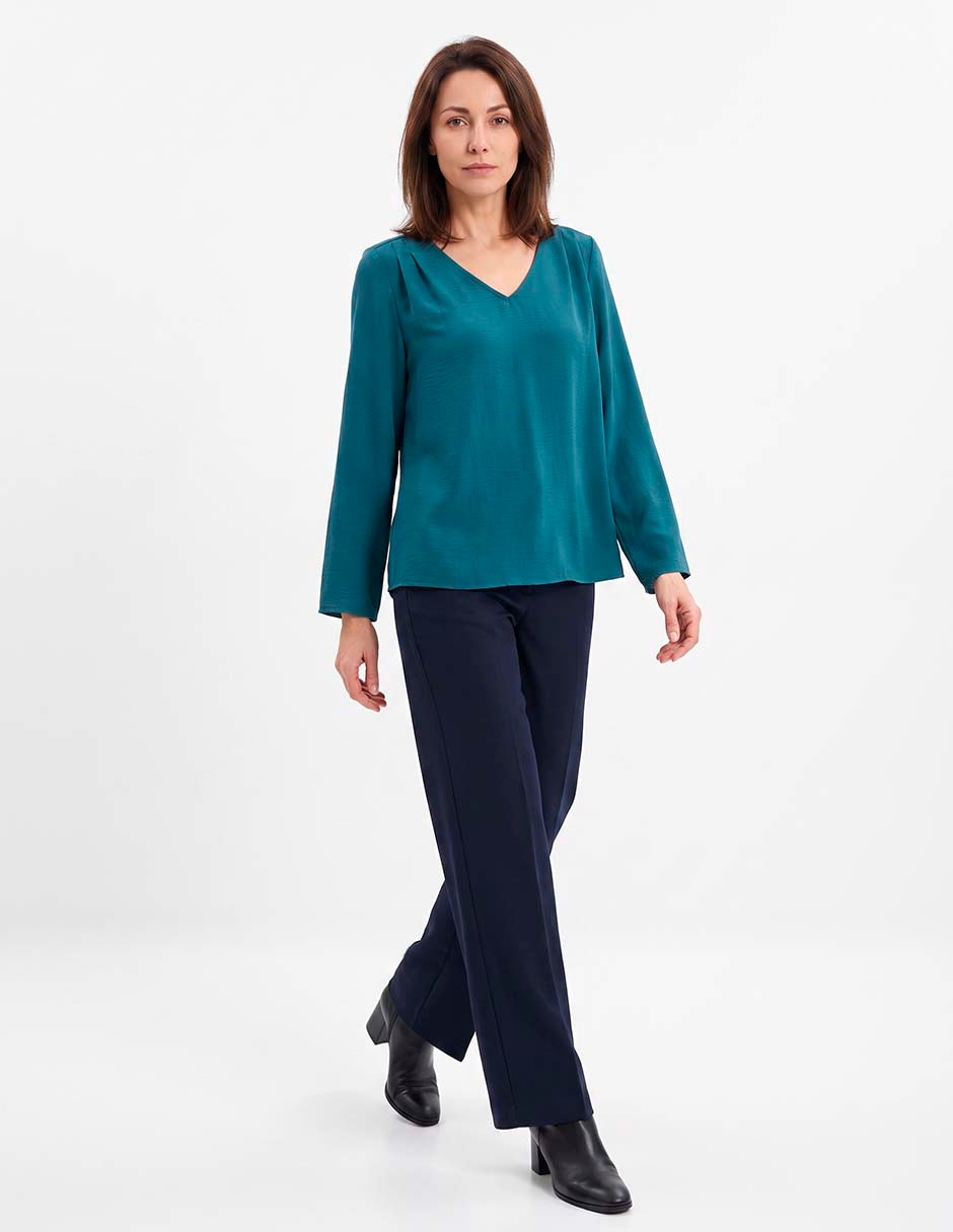 Blusa manga larga para mujer 3