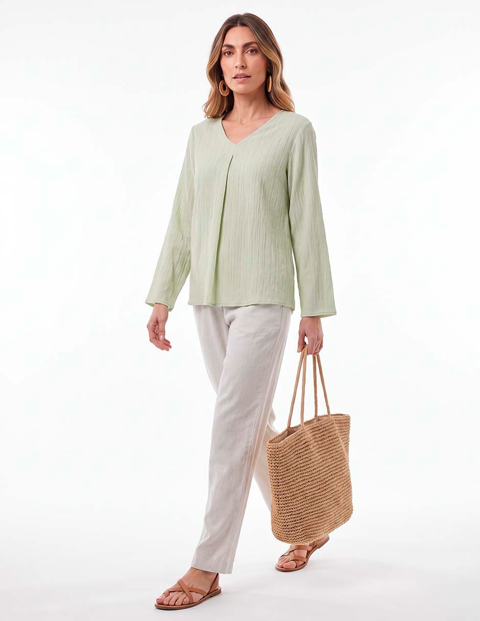 Blusa manga larga para mujer Blusa manga larga para mujer