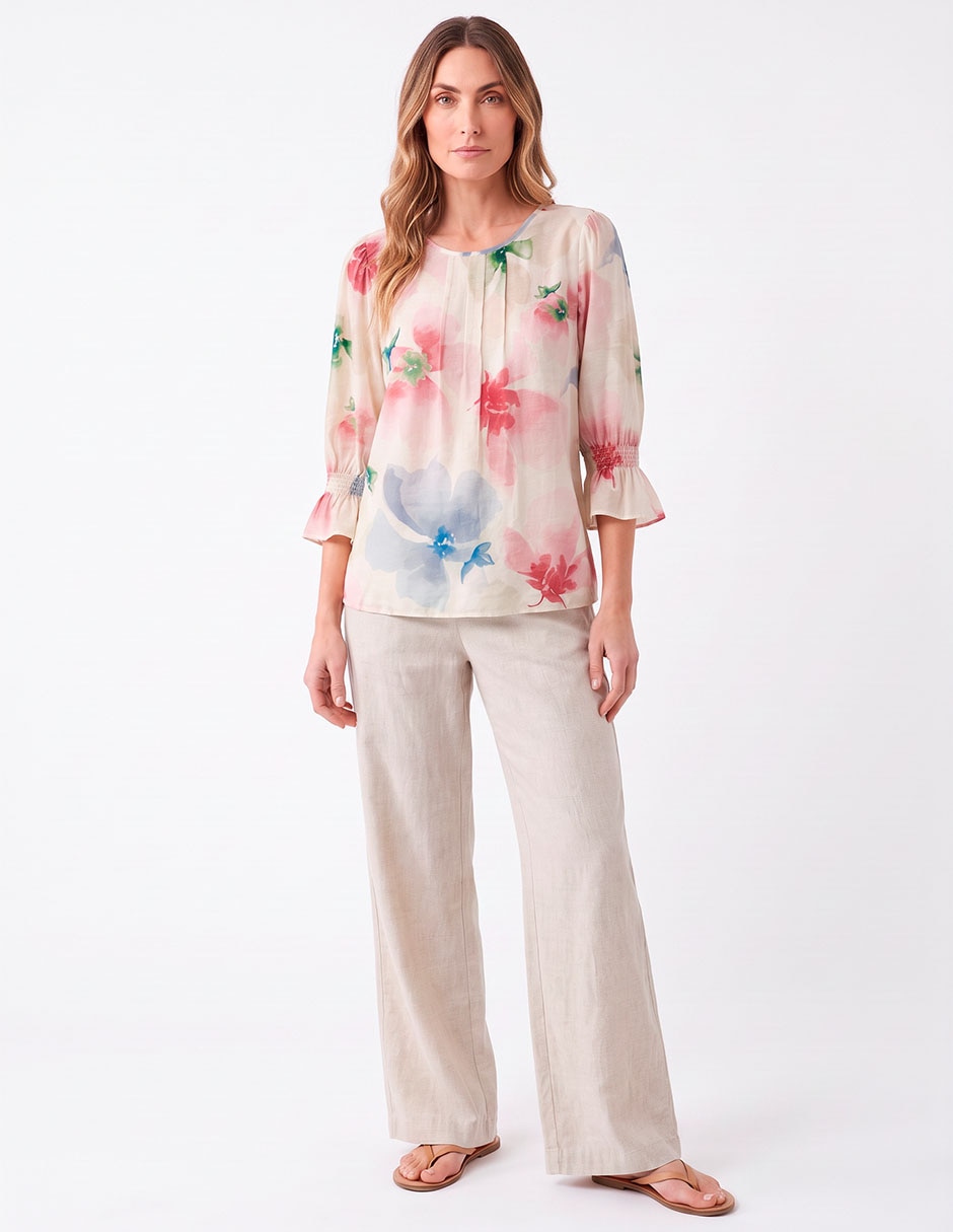 Blusa manga 3/4 para mujer 3