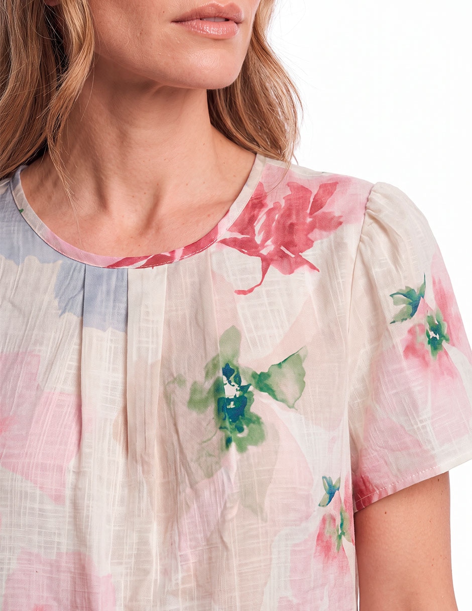 Blusa manga corta para mujer 2