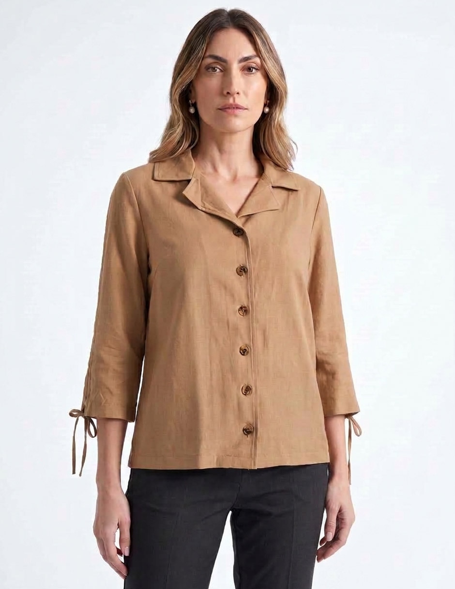 Blusa manga 3/4 para mujer Blusa manga 3/4 para mujer