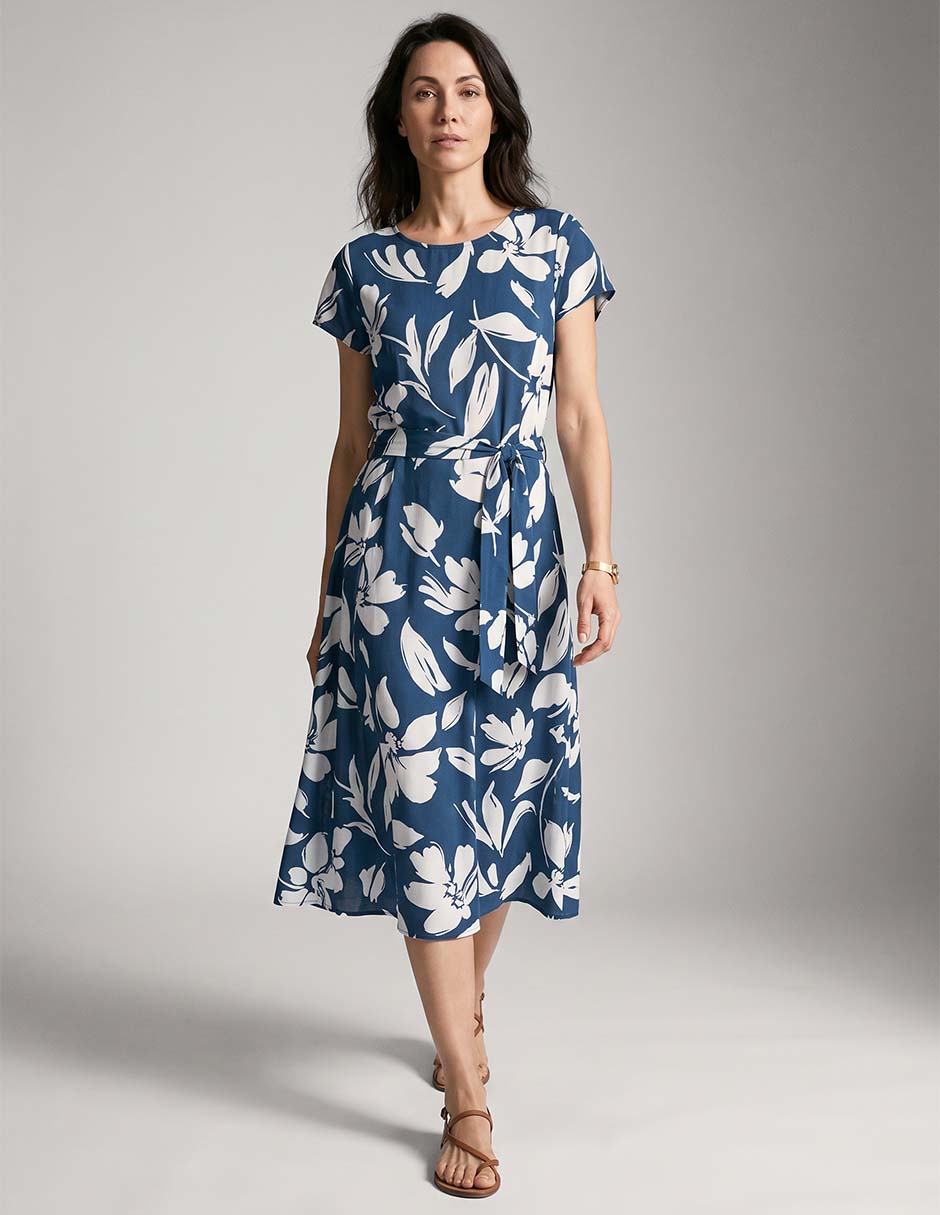 Vestido midi casual para mujer