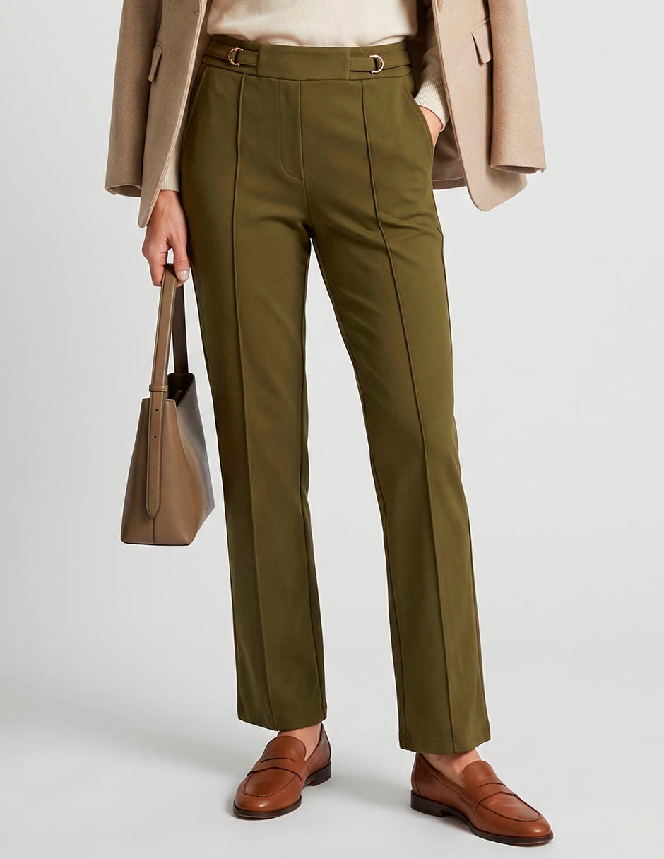 Pantalón de vestir slim para mujer 1