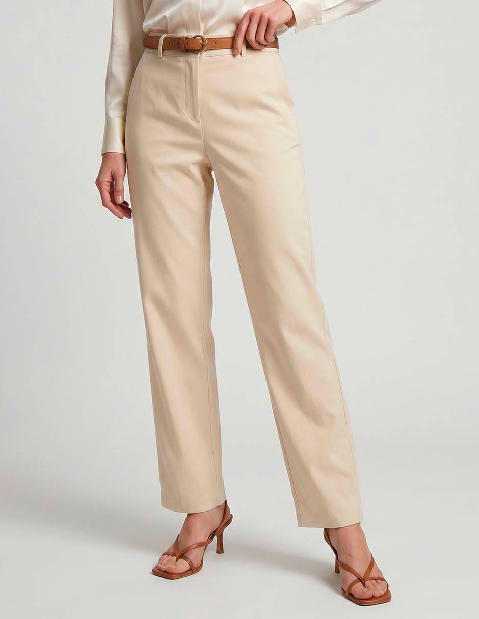 Pantalón recto para mujer