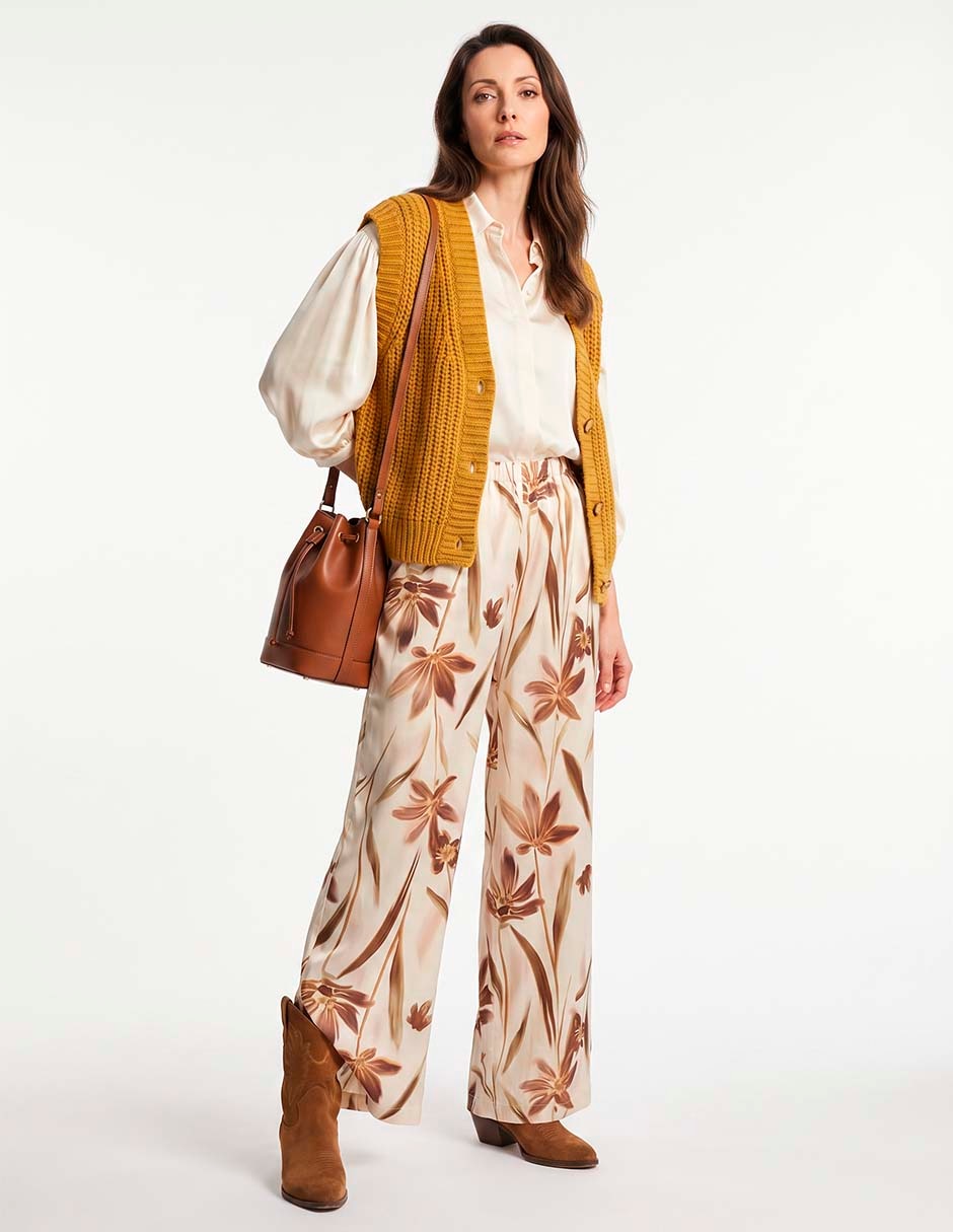 Pantalón amplio para mujer 3
